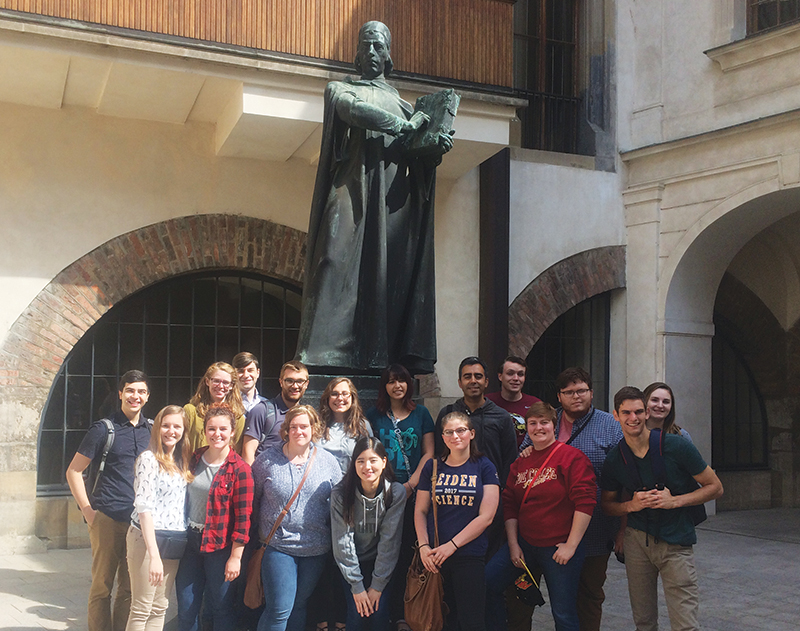 At Charles University of Prague.  