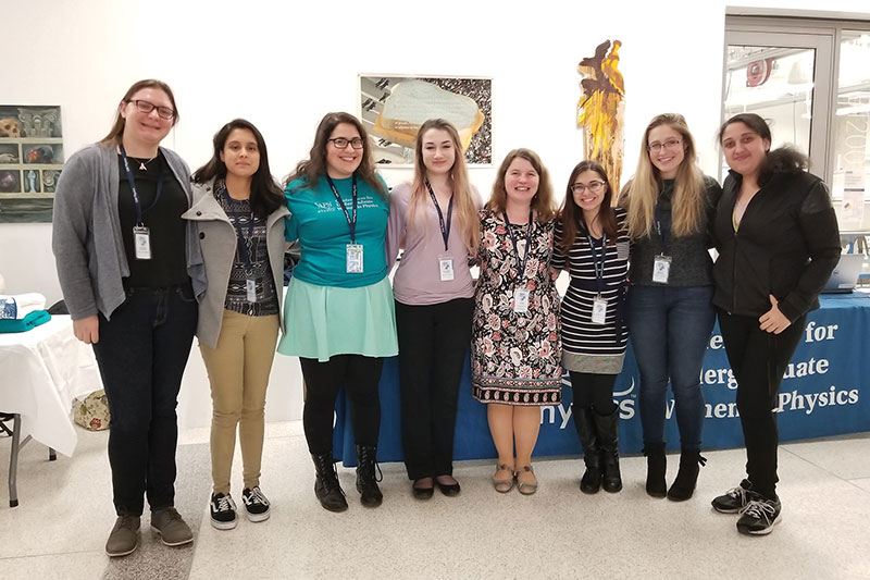  Melanie Rowland, Ruhi Perez, Stephanie Williams, Mackenzie Carlson, Evie Downie, Junellie Gonzalez-Quiles, Sophie Sarcano, and Sarah Monk. Photo by Sarah Monk. 