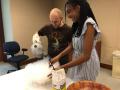 Making Ice cream with liquid nitrogen!