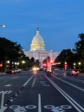 The capitol building as seen from the bike path