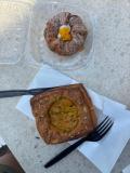 Curry butternut squash tart and mango sticky rice kouign amann (yum yum yum).