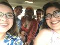 From right to left: Stephanie, Nathan, Elon, Michael, and I on the way to the boat cruise.