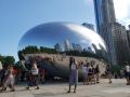 Me at Cloud Gate, affectionately called The Bean.