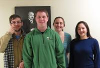 From left to right: Nathan Holman, Jarrod Bang, Kristina Ward, & Lana Zholudeva